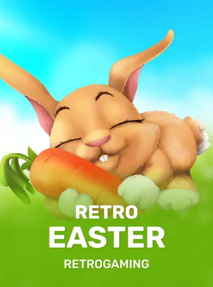 Retro Easter game tile
